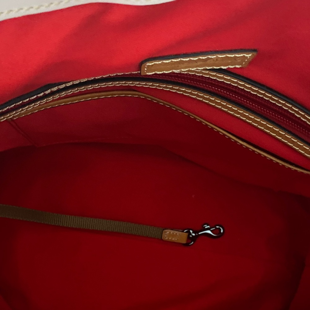 Dooney & Bourke Light Pink and Tan Tote - Picture 5 of 12